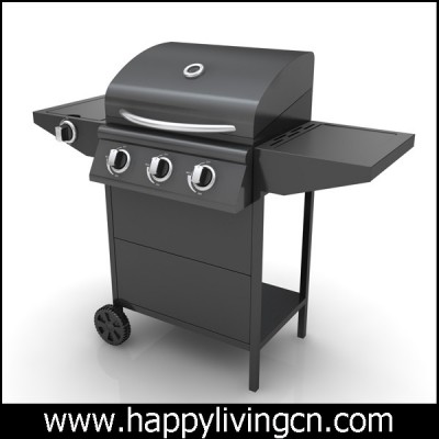 hot selling 3 burner camping barbeque gas grill