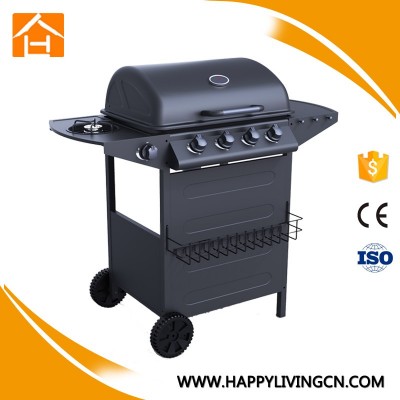 Commercial Trolley BBQ Grill,garden gas barbecue grill