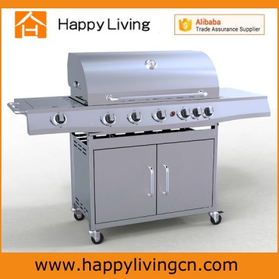 hot sale outdoor barbecue with 7 burners, gas bbq for sale