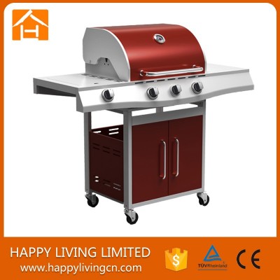 stainless steel commercial kitchen gas bbq grill